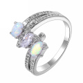 jewelry zhefan mini order making blue opal ring